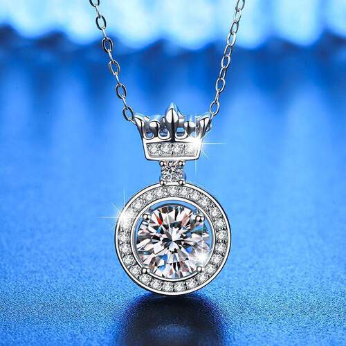 Women's Smart Crown Pendant Necklace Female Korean Beating