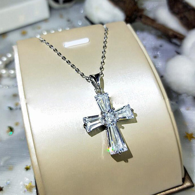 Women's Pendant Necklace With 3a Necklace Korean Version Of