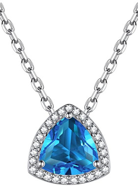 New Arrival Elegant Pendant Ocean Heart Mitsubishi Necklace