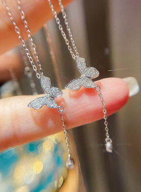 Summer Butterfly Necklace Light Luxury Niche Design Sense