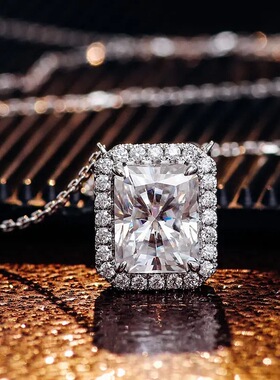 Square Geometric Pendant Necklace Classic Joker Jewelry