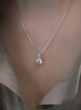 Simple Necklace Round Simple Daily Commuter Necklace