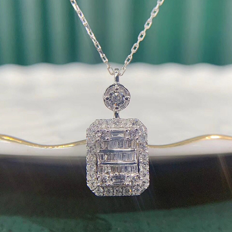 New Product Pendant Light Luxury Square Full Diamond