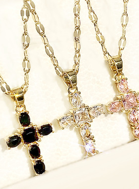 Cross Ins Style Necklace Simple Niche Light Luxury High