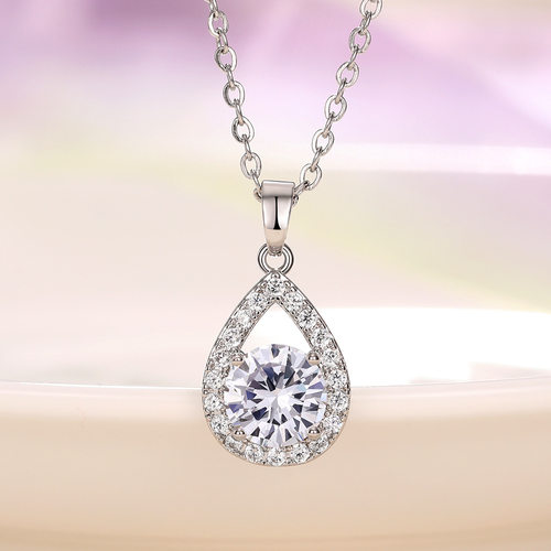 Angel's Tears Drop Necklace Simple Pear-shaped Necklace