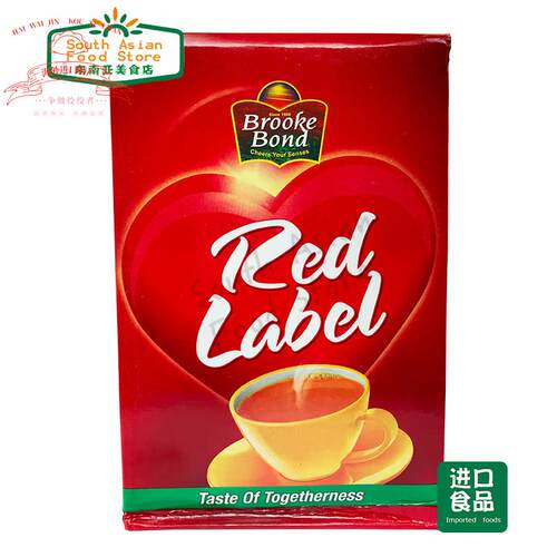 Indian food布鲁克邦德红茶 Black tea 红标茶 Red Label Tea红茶