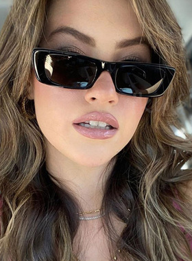 日系moleubak新款时尚小框太阳镜女果冻色海洋片个性墨镜男眼镜