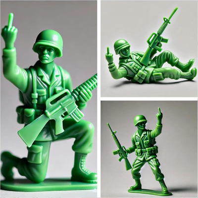 小兵人模型玩具儿童礼物