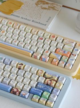 DMA 原厂键帽伟大的作品键帽球帽五面热升华机械键盘键帽龙乘