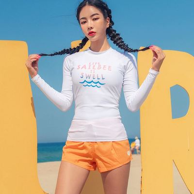 极速Diving suit womens dive skin snorkelLing swimsuit long-