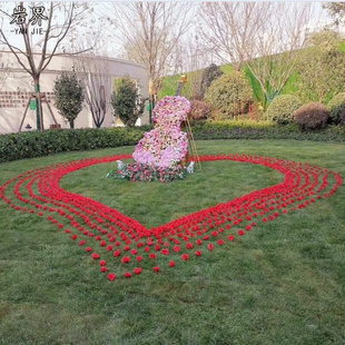 Garden stanSd simulation flower decoration cello 极速Outdoor