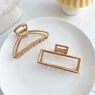 Metal barrettes back head grip barrettes Korean temperamen