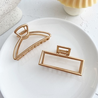 Metal barrettes back head grip barrettes Korean temperamen