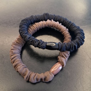 matych all black high Hairband 极速Korean elastic Dongdaemun