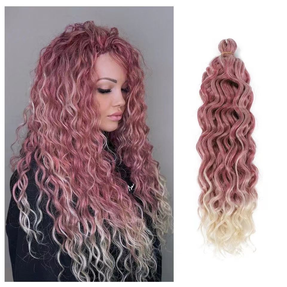 Ocean Wave Crochet Hair Wave Deep Twist Braiding Hair拉美卷