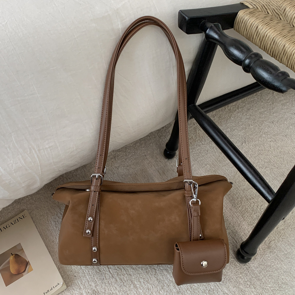 复古小众设计腋下包女2025秋冬新款时尚百搭高级感通勤单肩斜挎包