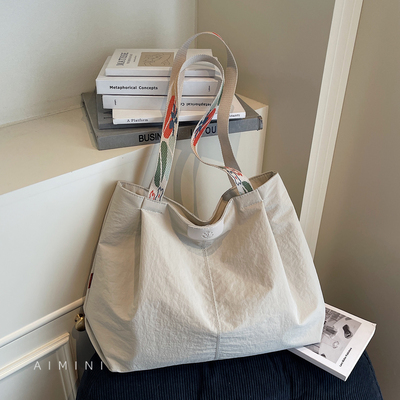 高级感小众帆布尼龙托特包女