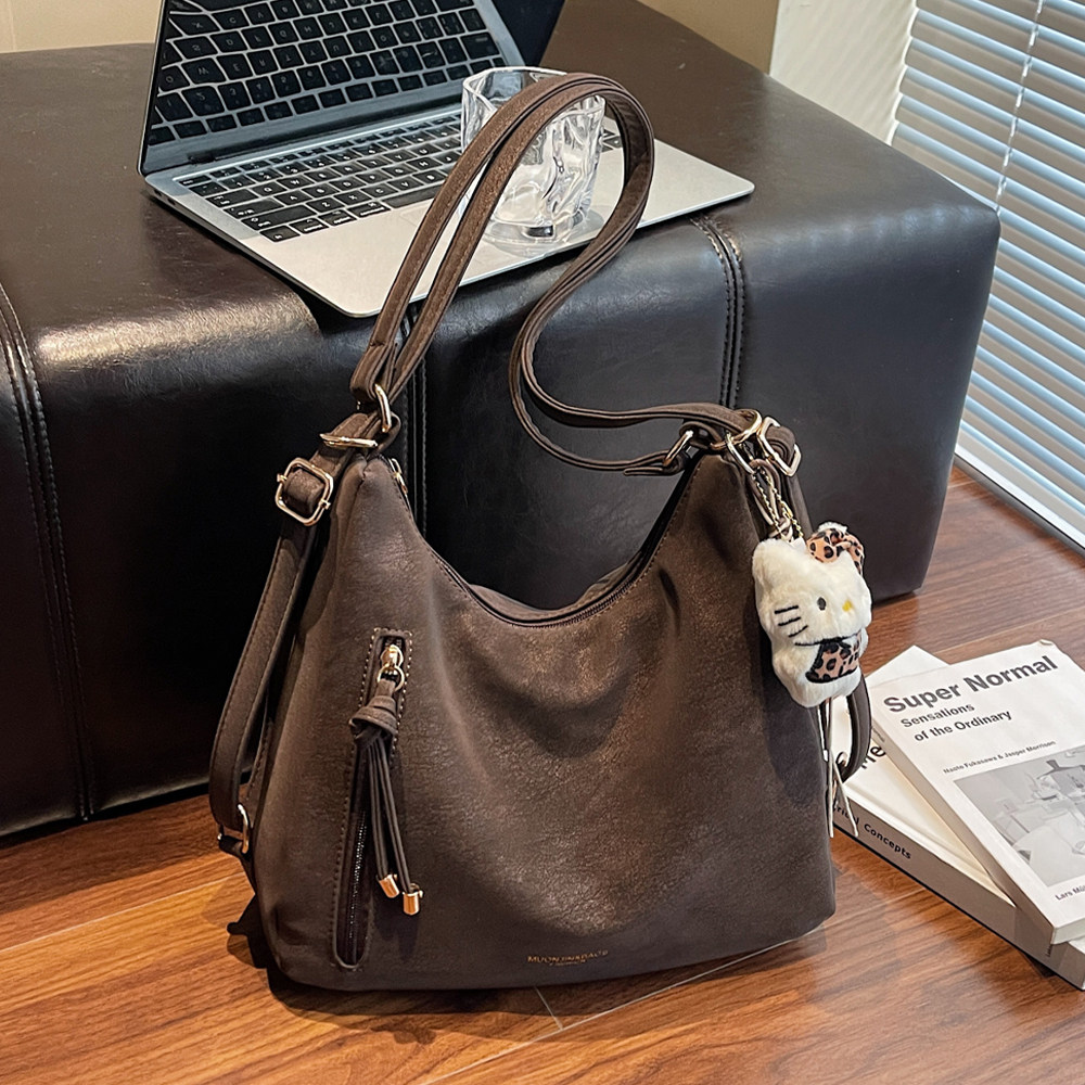 高级感复古托特包女多功能单肩双肩包秋冬新款时尚百搭日常通勤包,箱包皮具/热销女包/男包,托特包,淘宝优惠券,粉丝福利购,淘宝优惠卷