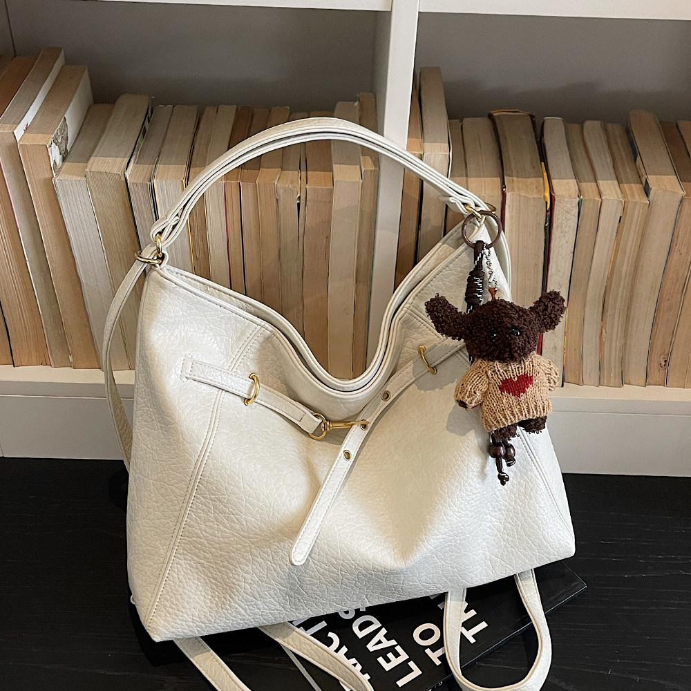 高级感复古托特包女大容量2026新款时尚百搭通勤单肩双肩斜挎包