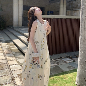 现货  可可旅拍 度假风花色连衣裙 RF2C036-L393-P125-K188图片