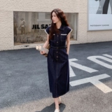 小小牛仔花边连衣裙送皮带RF2C036-L371-P145-K218，女装连衣裙，2C036