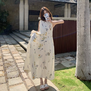 可可旅拍 度假风花色连衣裙 RF2C036-L393-P125-K188图片