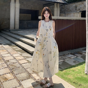 现货  可可旅拍 度假风花色连衣裙 RF2C036-L393-P125-K188图片