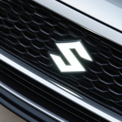 铃木发光标彩色白色接线ABS材质