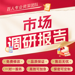 代写调研报告行业市场调研材料可行性方案研究数据分析汇报ppt制