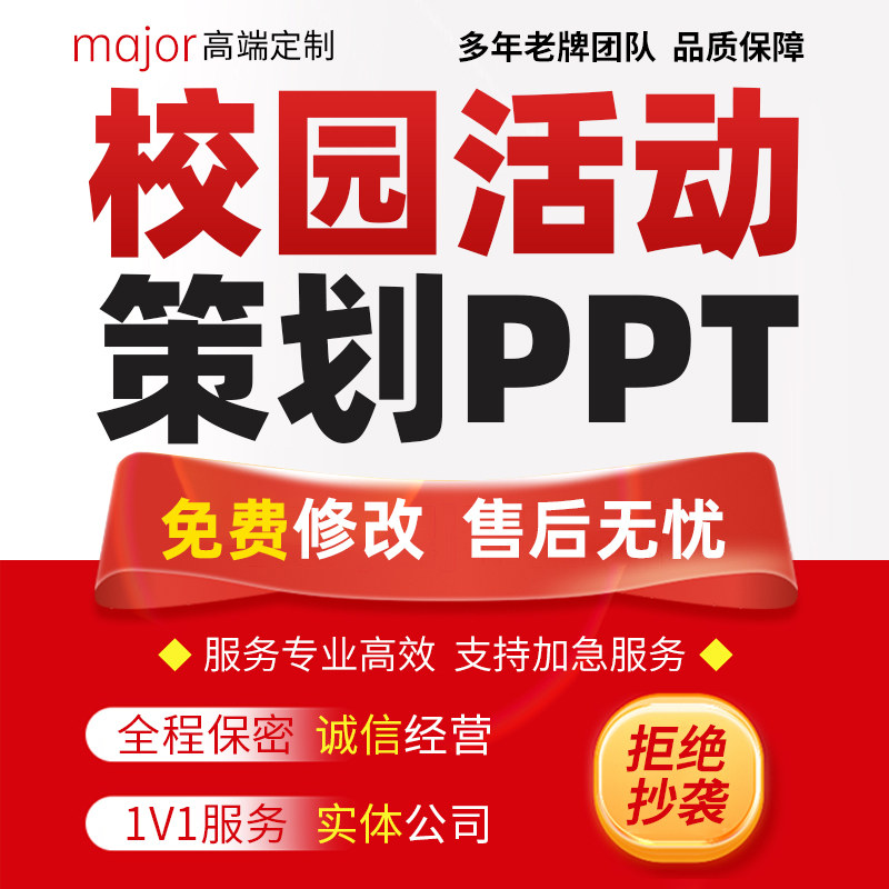 代写校园活动策划PPT幼儿园中小学初高中文艺晚会趣味课间方案编