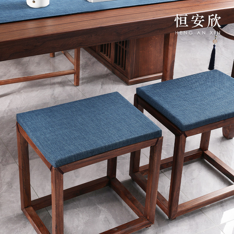 红木方凳坐垫中式椅垫茶椅圈椅垫四季通用实木长方凳加厚屁垫定制,居家布艺,椅垫,淘宝优惠券,粉丝福利购,淘宝优惠卷