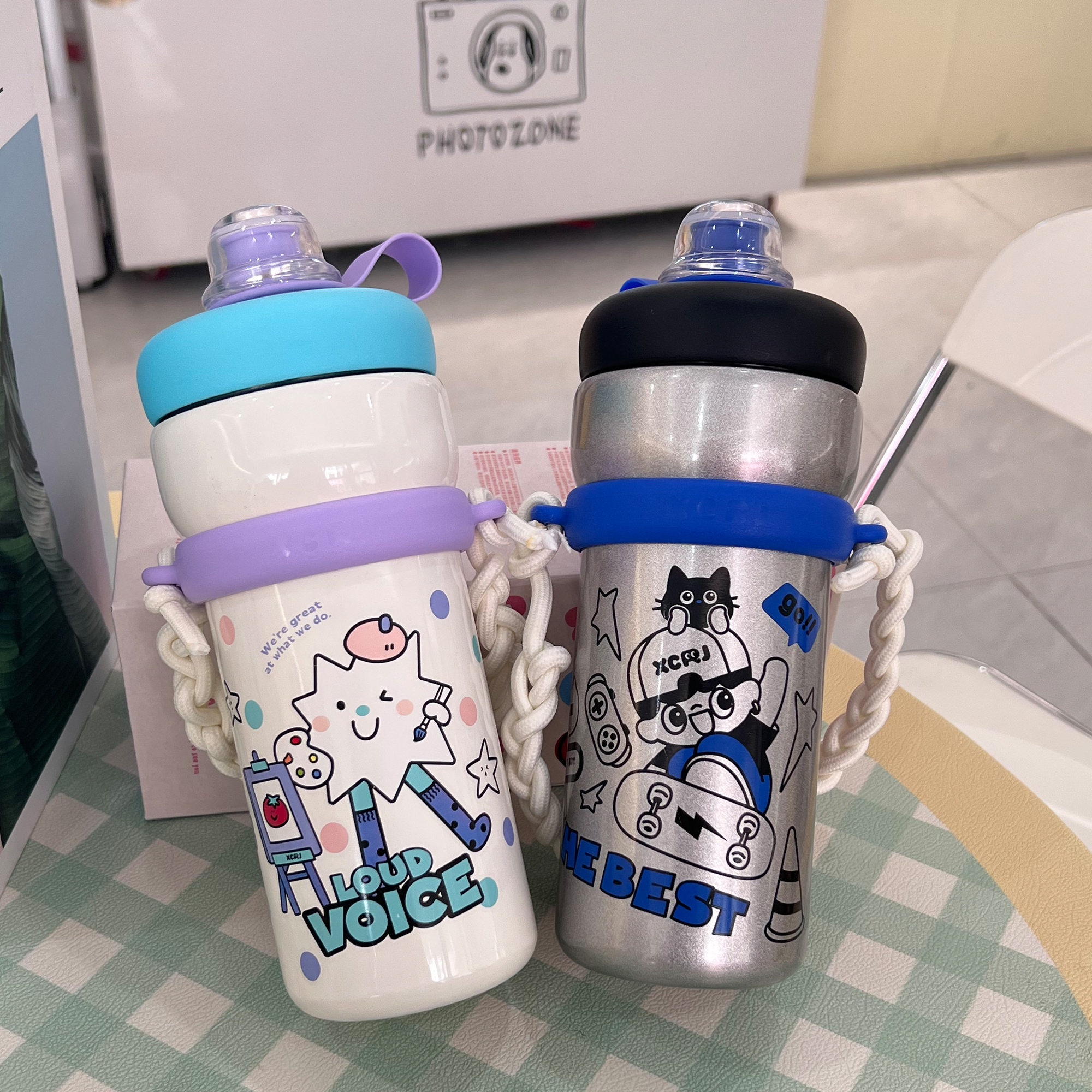 小茶日记学生大容量水杯