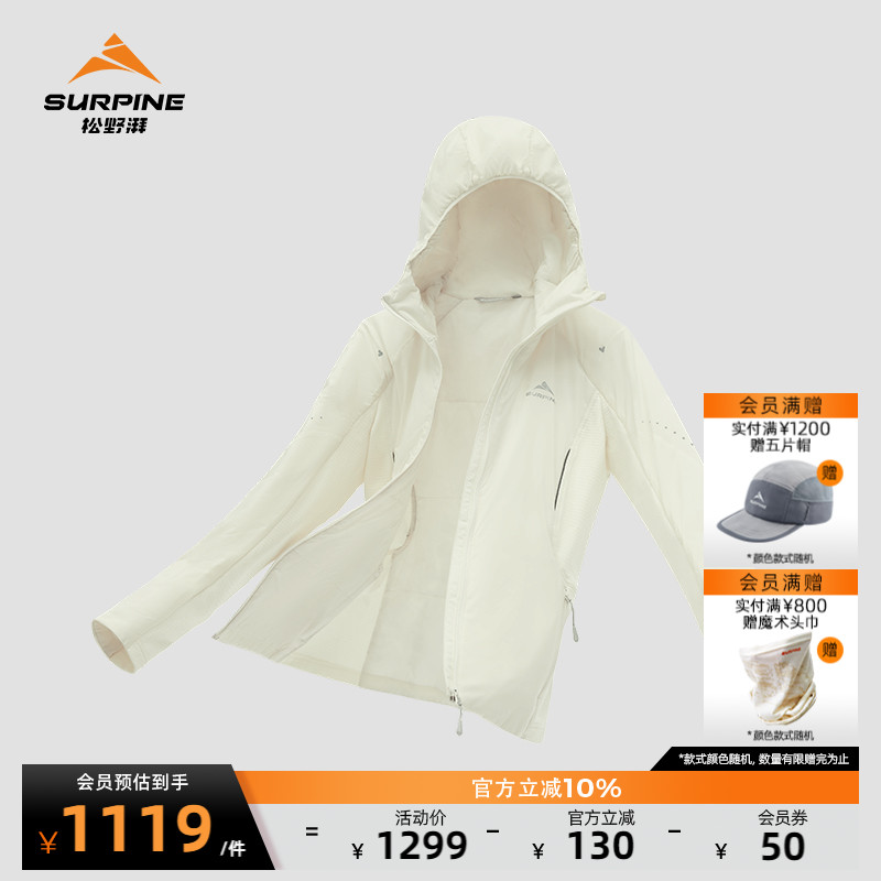 松野湃輕量保暖防潑水棉服外套