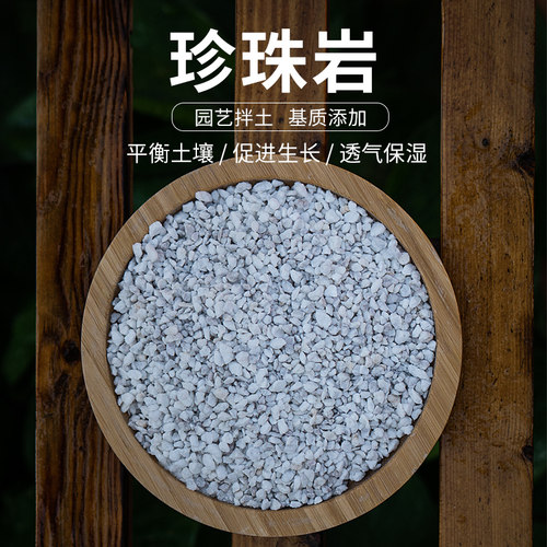 花柒园艺珍珠岩保水透气改善土壤