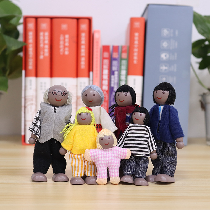 猛兔木制玩具木偶娃娃