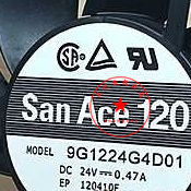 新款SANACE120 9G1224G4D01 DC24V 0.47A 120*120*25轴流风扇包邮