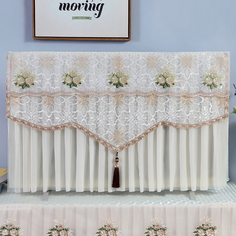 电视机防尘罩2025年新款轻奢电视剧布罩75寸65寸85电视柜套遮盖布