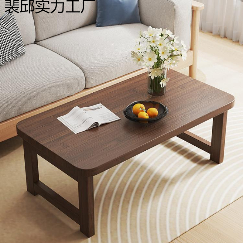 #折叠桌子日式家用飘窗矮桌小茶几榻榻米简易便携带小方桌炕