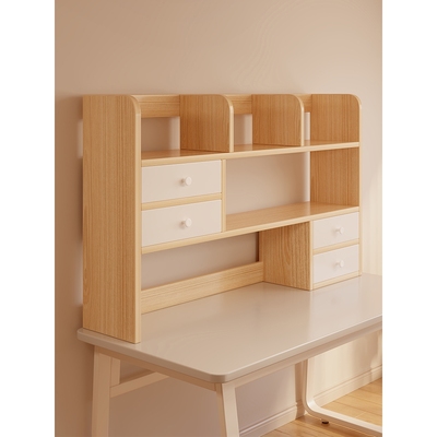 书架桌面置物架学生家用书桌上多层收纳卧室架子简易小型办公书柜