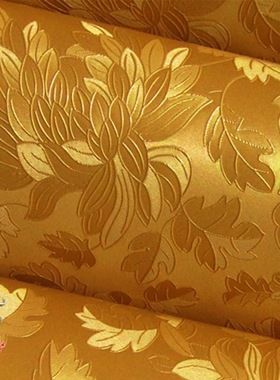 防水墙纸自粘贴pvc墙贴3D加厚金黄色自贴卧室温馨客厅宿舍翻新