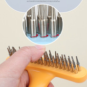 边牧专用钉耙梳宠物开结梳狗去毛梳子大型犬用针狗狗美容