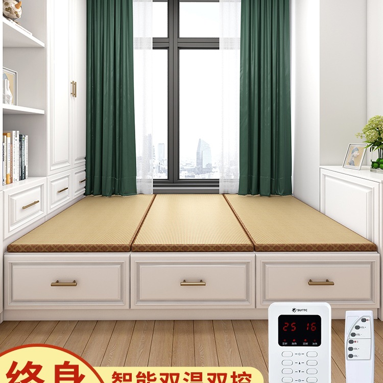 榻榻米加热垫子定 做电加热炕垫日式椰棕踏踏米地垫塌塌米床垫