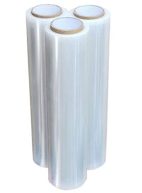 缠绕膜打包拉伸膜工业PE包膜塑料薄膜包装保护膜工业大卷拉伸膜