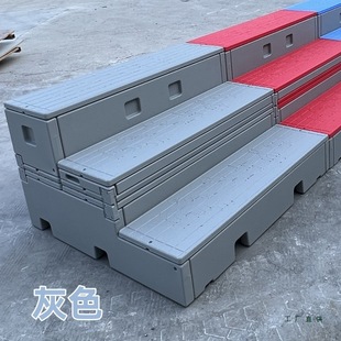 PE塑料合唱台学校新款移动翻转折叠阶学校音乐教室移动三层阶