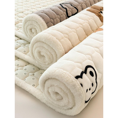 牛奶绒床垫软垫家用绒毯子垫被褥子宿舍学生单人冬季加绒床褥垫子