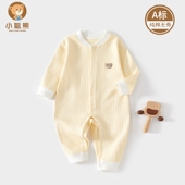 男80 纯棉新生婴儿哈衣爬服73码 婴儿衣服春秋款 连体衣服女宝宝秋装