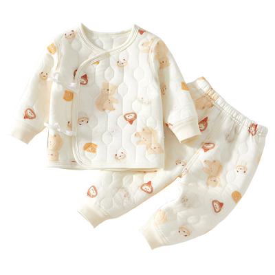 新生儿衣服纯棉秋冬分体保暖套装