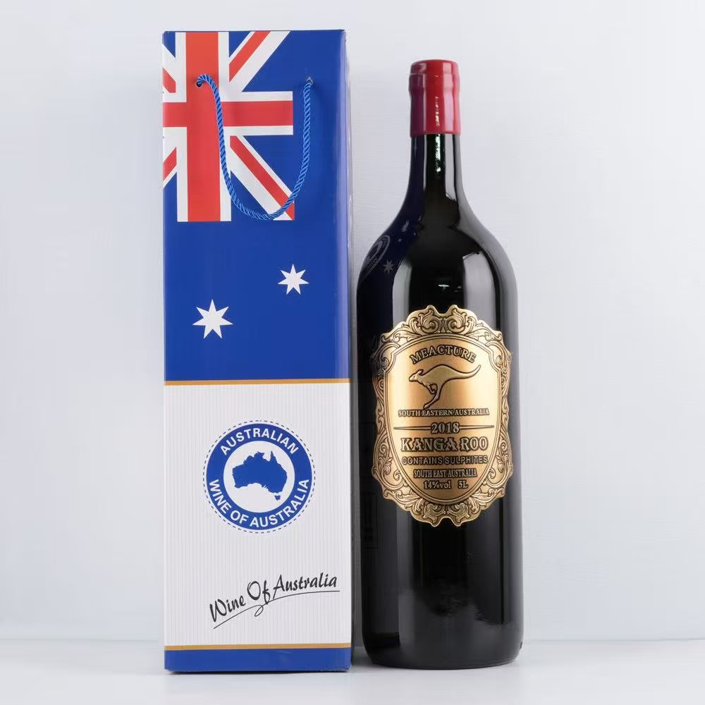5L红酒 澳大利亚进口米爵袋鼠大瓶干红葡萄酒10斤装红酒礼品