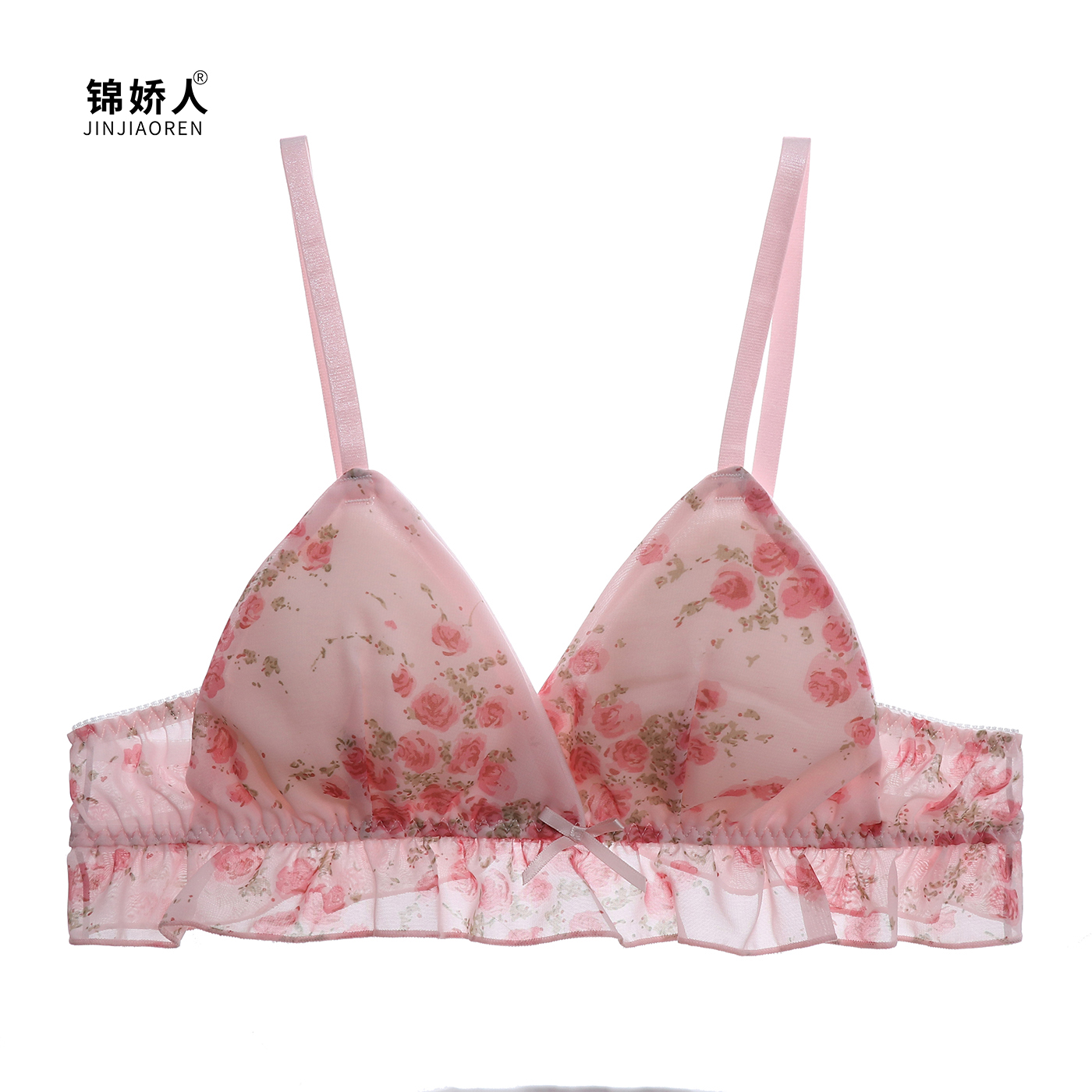 高级另类特质情趣男士小碎花胸围套装绝美甜系三角文胸