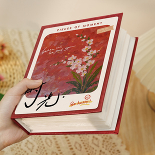 皮质相册本纪念册家庭大容量照片收纳本56寸宝宝情侣记录高级影集